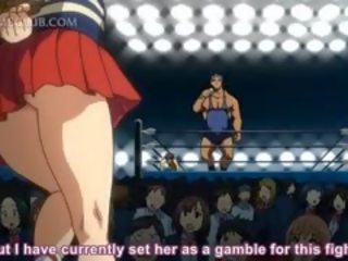 Velký breasted anime stunner stripped nahý pro gangbang souložit