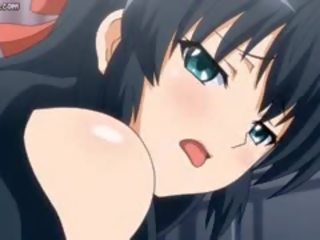 Lascive anime muda wanita mendapat cotok anally