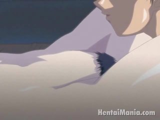 Sublime anime stunner získavanie succulent cutie fingered cez nohavičky