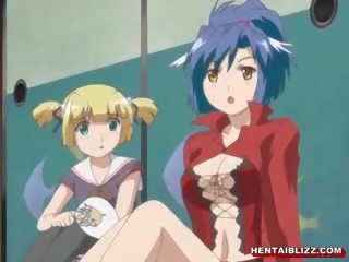 Attractive Japanese Hentai Gets Squeezed Her Bigboobs And Poked