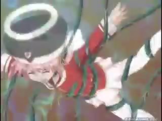 Hentai anime tentakel delights en heroine actie
