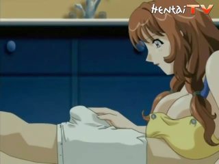 Breasty manga esposa follando