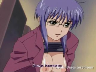 Sensuous Anime x rated film Miss In Stockings Having Muff Pumped And Moth Cumshoted