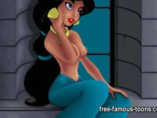 Aladdin és jázmin szex paródia