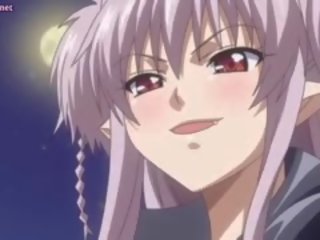 Flirty Anime Vampire Having adult clip