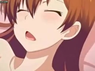 Anime engel met reusachtig borsten krijgt laid