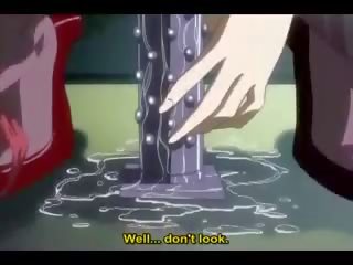 Sensational libidinous anime unge dame knullet av den anus